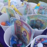 LOCAL: Halloween event hosted by 'The Caring is Here' where hygiene bags (filled with supplies provided by MedWish) and hand-warmers were distributed in goodies bags with Halloween treats.